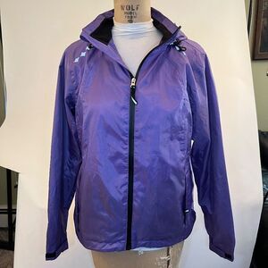 Crivit Sports Women’s Purple Full Zip Hooded Jacket Size Medium